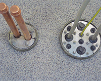 Ausführung der Mediendurchführung aus Edelstahl